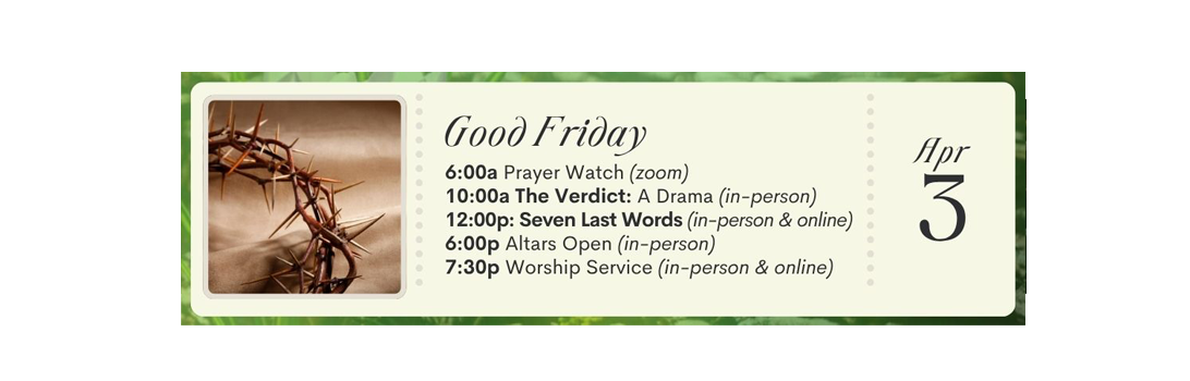 Spring Consecration Fridayu
